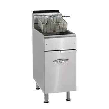 Imperial IFS-75 Fryer, Gas, Floor Model, Full Pot