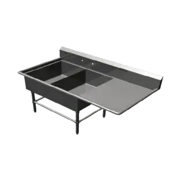 John Boos 42PB2028-1D20R Sink, (2) Two Compartment