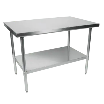 John Boos FBLG3618 Work Table,  36" - 38", Stainless Steel Top