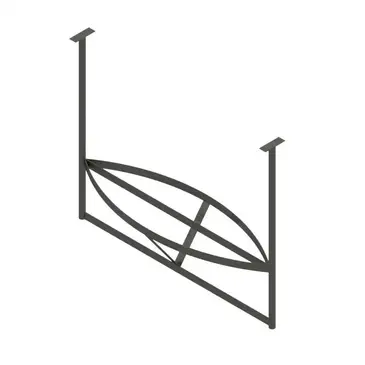 John Boos PRB01A-C Pot Rack, Ceiling Hung