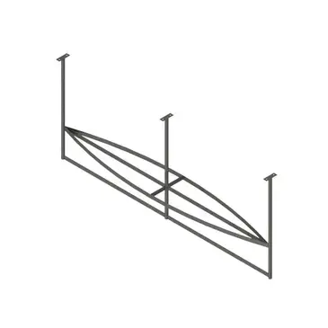 John Boos PRB04-C Pot Rack, Ceiling Hung