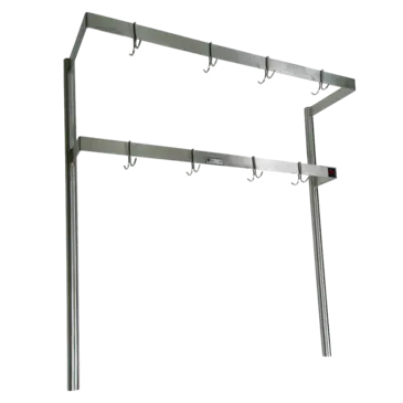 John Boos PRD2 Pot Rack, Table-Mounted