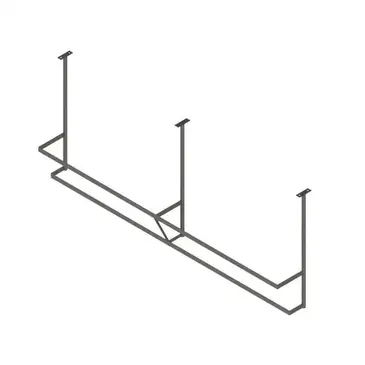 John Boos PRD4A-C Pot Rack, Ceiling Hung