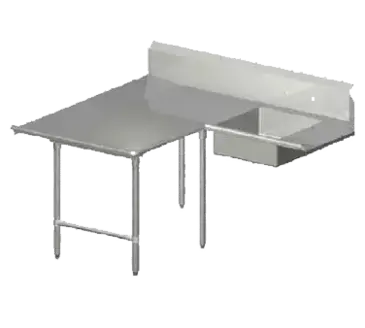 John Boos SDT4-L7072SBK-L Dishtable, Soiled "L" Shaped