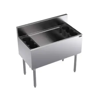 Krowne Metal KR19-36DP Underbar Ice Bin/Cocktail Unit