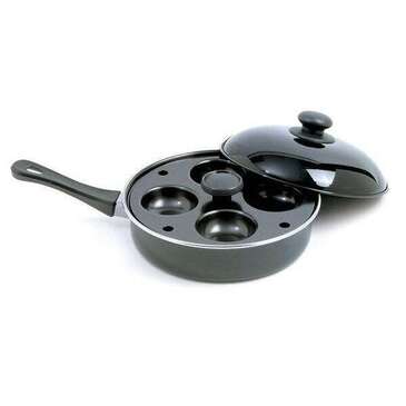 NORPRO 4-Egg Poacher & Skillet Set, Non-Stick, Norpro 662