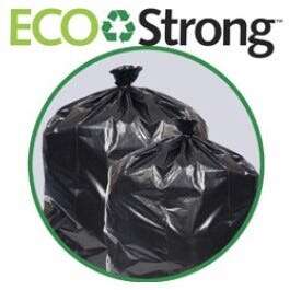 PITT PLASTICS, INC. Trash can liners, 25 gal, 1.20 MIL, 29x44, Fits slim jim, 150/Case, Pitt Plastics EC294412K