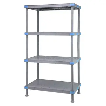 Quantum Food Service QP186074SS-4 Shelving Unit, All Plastic