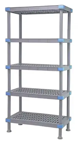 Quantum Food Service QP215474VS-5 Shelving Unit, All Plastic