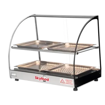 Skyfood Equipment FWD2-22-4P Display Case, Heated Deli, Countertop