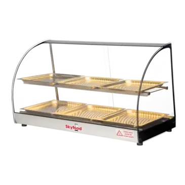 Skyfood Equipment FWD2-33-6P Display Case, Heated Deli, Countertop