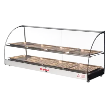 Skyfood Equipment FWD2-43-8P Display Case, Heated Deli, Countertop