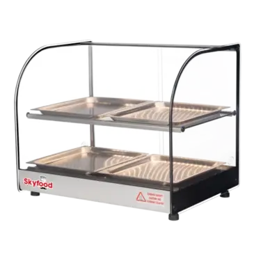 Skyfood Equipment FWDC2-22-4P Display Case, Heated Deli, Countertop