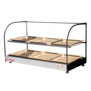 Skyfood Equipment FWDC2-33-6P Display Case, Heated Deli, Countertop