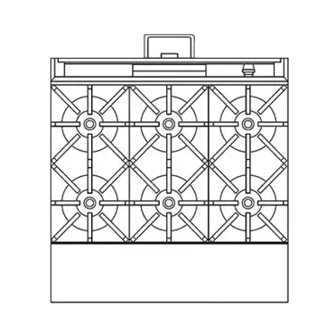 Southbend P36N-BBB Range, 36" Heavy Duty, Gas