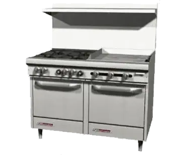 Southbend S48EE-3GR Range, 48" Restaurant, Gas