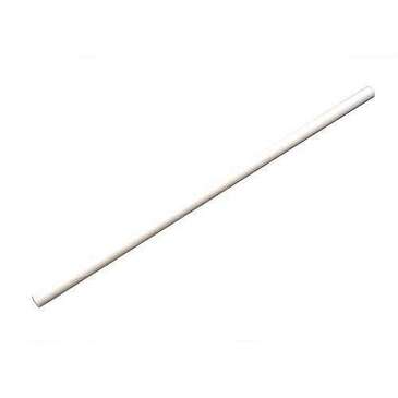 Tablecraft Products Straw, 7-3/4", White, Paper, Unwrapped, Sold by Case (500/Pack), Tablecraft 700128