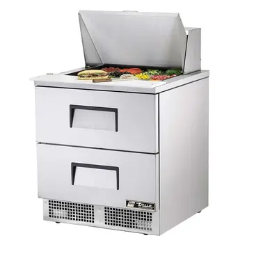 True TFP-32-12M-D-2 Refrigerated Counter, Mega Top Sandwich / Salad Un