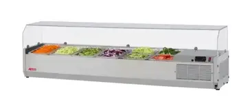 Turbo Air CTST-1500G-N Refrigerated Countertop Pan Rail