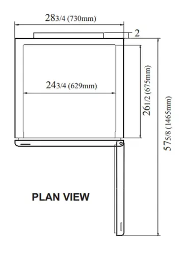 Turbo Air M3R24-1-N Refrigerator, Reach-in