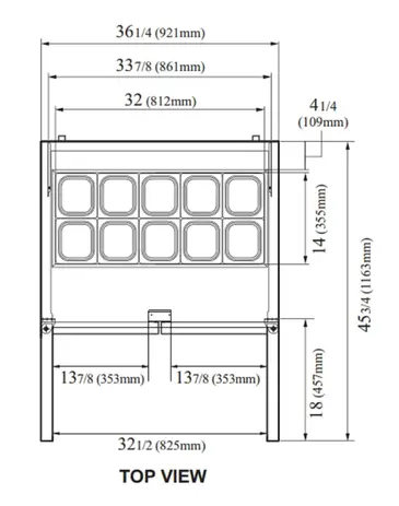 Turbo Air MST-36-N6 Refrigerated Counter, Sandwich / Salad Unit