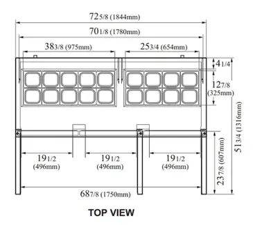 Turbo Air MST-72-N Refrigerated Counter, Sandwich / Salad Unit