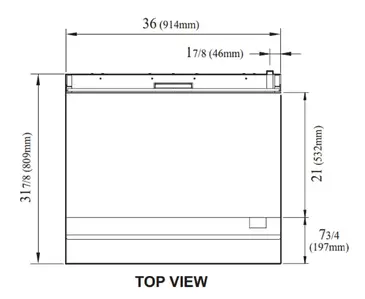 Turbo Air TAR-36G Range, 36" Restaurant, Gas