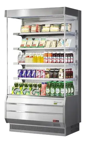 Turbo Air TOM-40S-N Merchandiser, Open Refrigerated Display