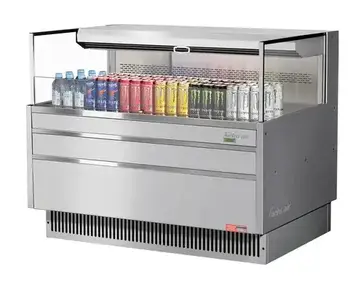 Turbo Air TOM-48L-UF-S-1S-N Merchandiser, Open Refrigerated Display