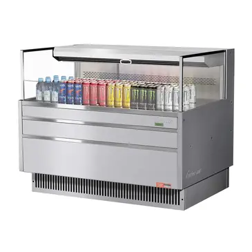 Turbo Air TOM-48L-UF-S-1S-N Merchandiser, Open Refrigerated Display