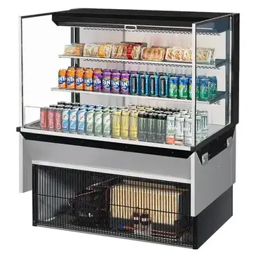 Turbo Air TOM-48L-UF-W(B)-3SI-N Display Case, Refrigerated, Drop In