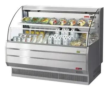 Turbo Air TOM-60LS-N Merchandiser, Open Refrigerated Display