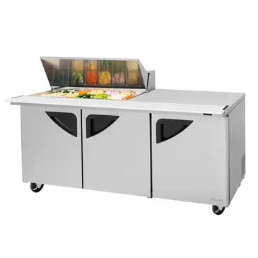 Turbo Air TST-72SD-18M-N(-LW) Refrigerated Counter, Mega Top Sandwich / Salad Un