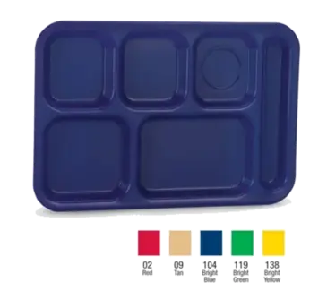 Vollrath 2015-119 Tray, Compartment, Plastic