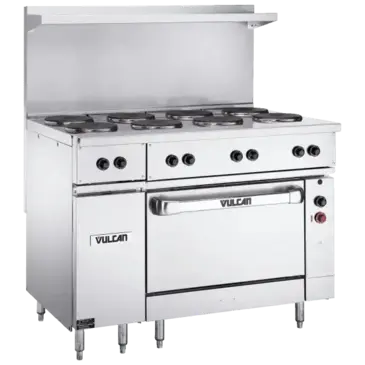 Vulcan EV60SS-6FP24G480 Range, 60" Restaurant, Electric