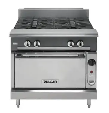 Vulcan V2BG24S Range, 36" Heavy Duty, Gas