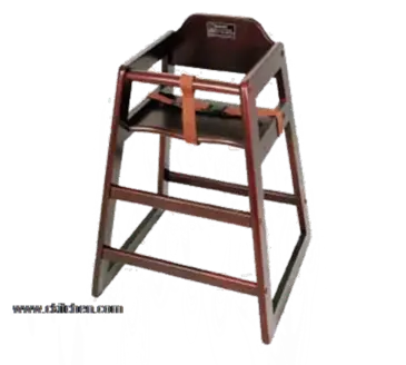 Winco High Chair, Mahogany, Wood, Winco CHH-103