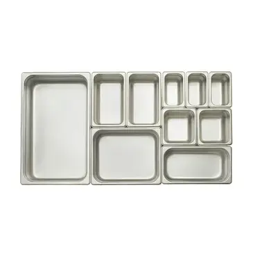 Winco SPJL-4HL Steam Table Pan, Stainless Steel