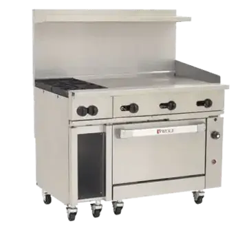 Wolf C48C-2B36G Range, 48" Restaurant, Gas