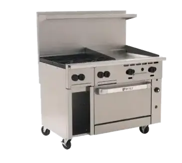 Wolf C48S-4B24G Range, 48" Restaurant, Gas