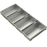 Bread Pan Set, 9" X 4.5", Aluminum, 4-Strap, Focus Foodservice 905642