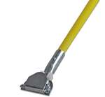 ACS INDUSTRIES, INC. Dust Mop Handle, 60", Yellow, Fiberglass, Swivel Snap, ACS Industries M9551