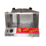 Admiral Craft Hot Dog Steamer, 120V, 1200W, ADCRAFT HDS-1300W