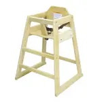 Admiral Craft HCW-1KD High Chair, Wood