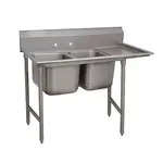 Advance Tabco 9-2-36-36R Sink, (2) Two Compartment