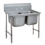 Advance Tabco 9-42-48 Sink, (2) Two Compartment