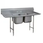 Advance Tabco 93-2-36-24RL Sink, (2) Two Compartment