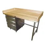 Advance Tabco BGT-304L Prep Work Table, Bakers Top