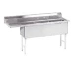 Advance Tabco FS-3-3024-24L Sink, (3) Three Compartment