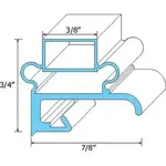 AllPoints Foodservice Parts & Supplies 74-1015 Refrigerator, Door Gasket